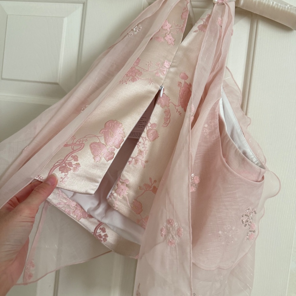 Flane Pink Ruffle Halter - Picture 5 of 5